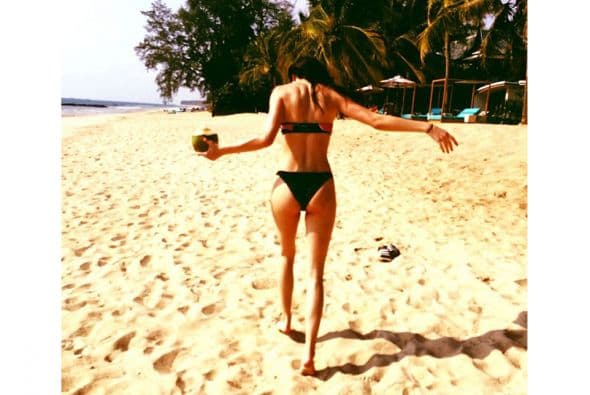 Durante su visita a Tailandia.