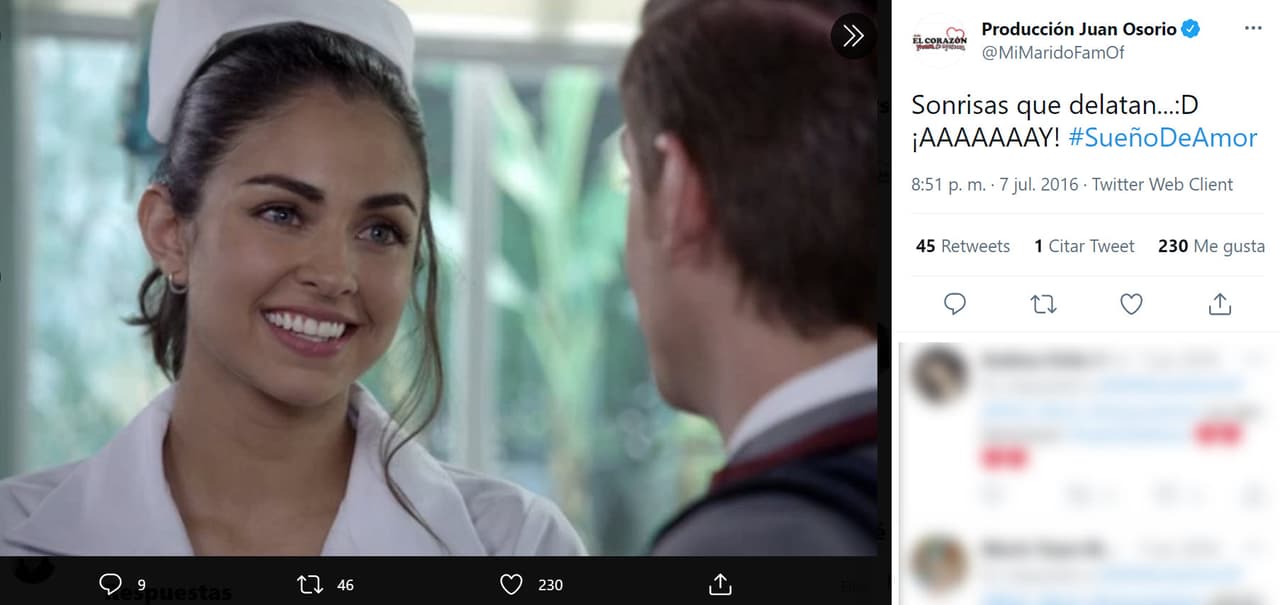 "Poco a poco fuimos avanzando, de ahí Juan Osorio me un personaje un poquito más importante en 
<b>'Sueño de amor'</b>".
<br>