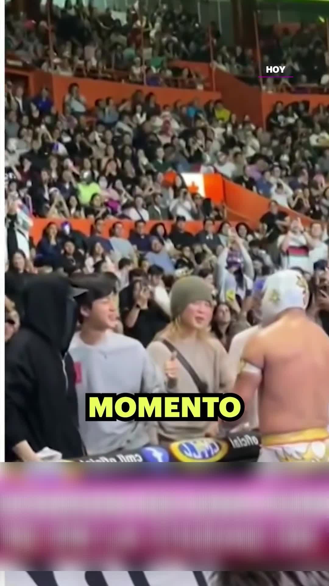 BTS sorprende al público al aparecer en las luchas de la CDMX