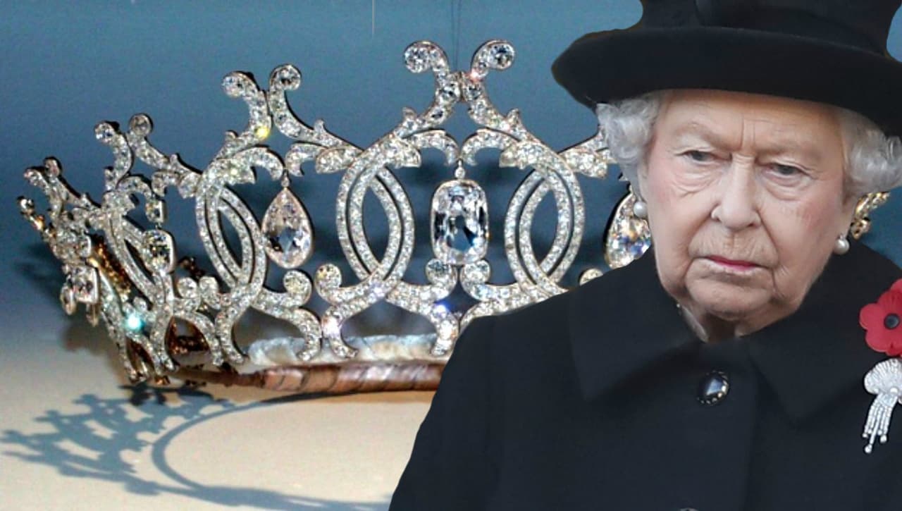 Roban tiara que pertenece a la familia real británica