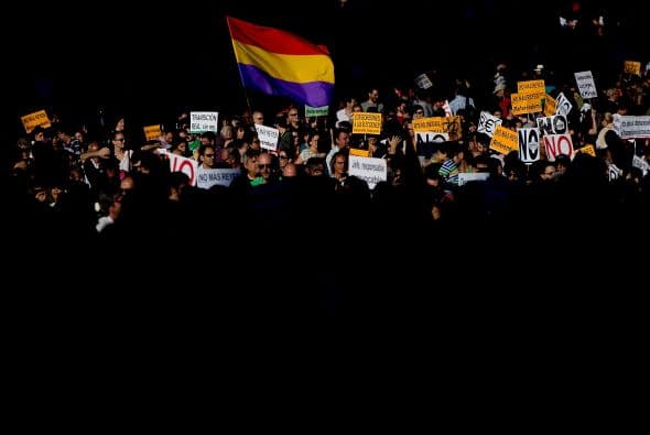 Invadieron el centro de la capital.