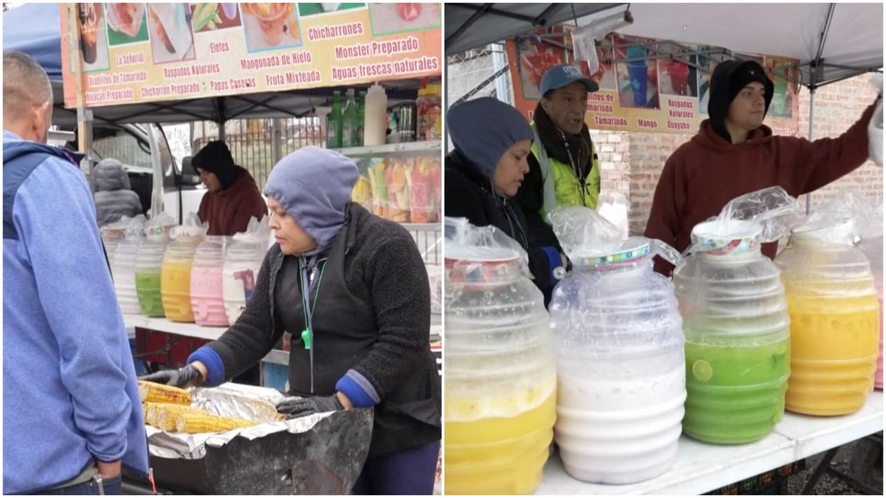 “Hay que confiar en Dios”: Pareja mexicana sigue cocinando en Chicago pese a redadas y caída del 75% en sus ventas