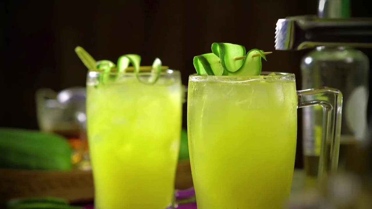 Mezcal mula con pepino