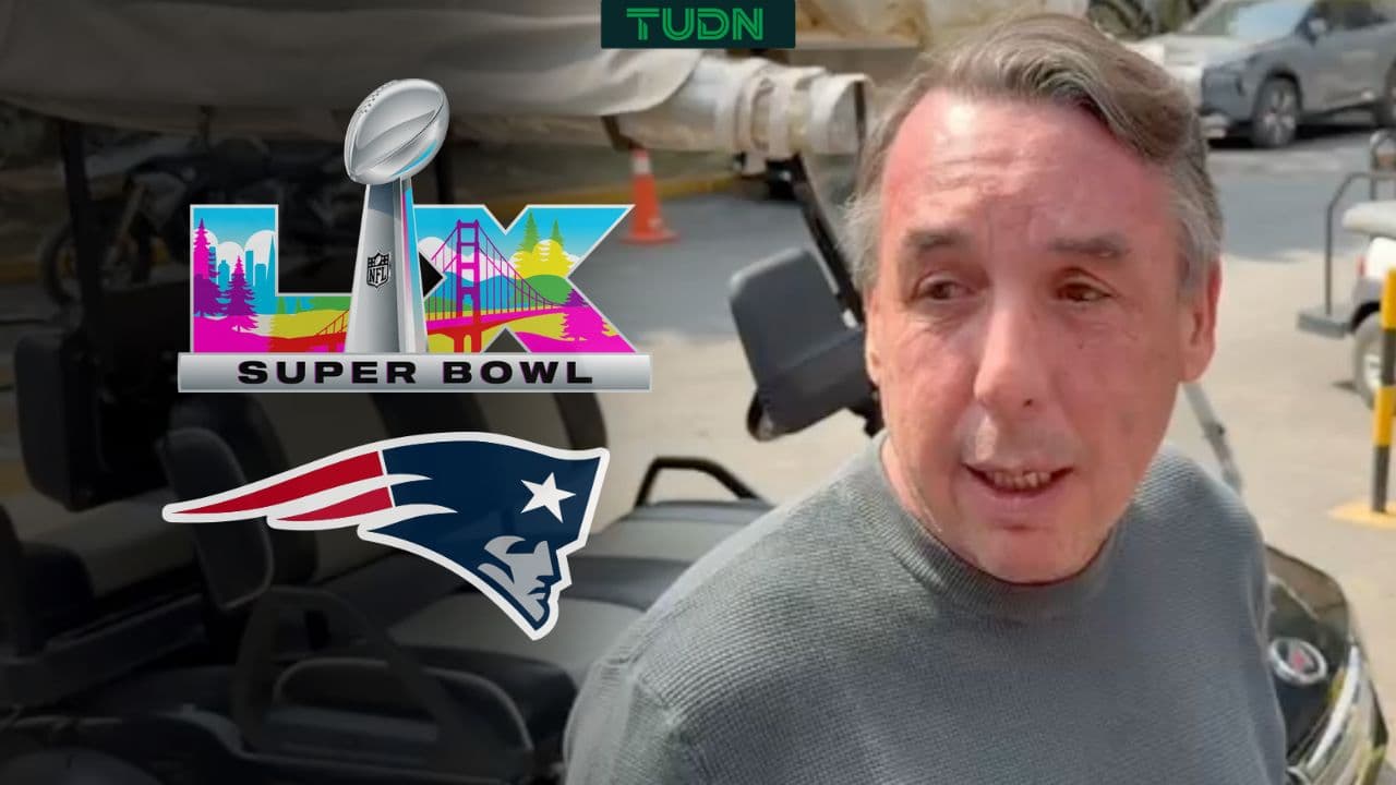 Emilio Azcárraga va con New England Patriots en el Super Bowl