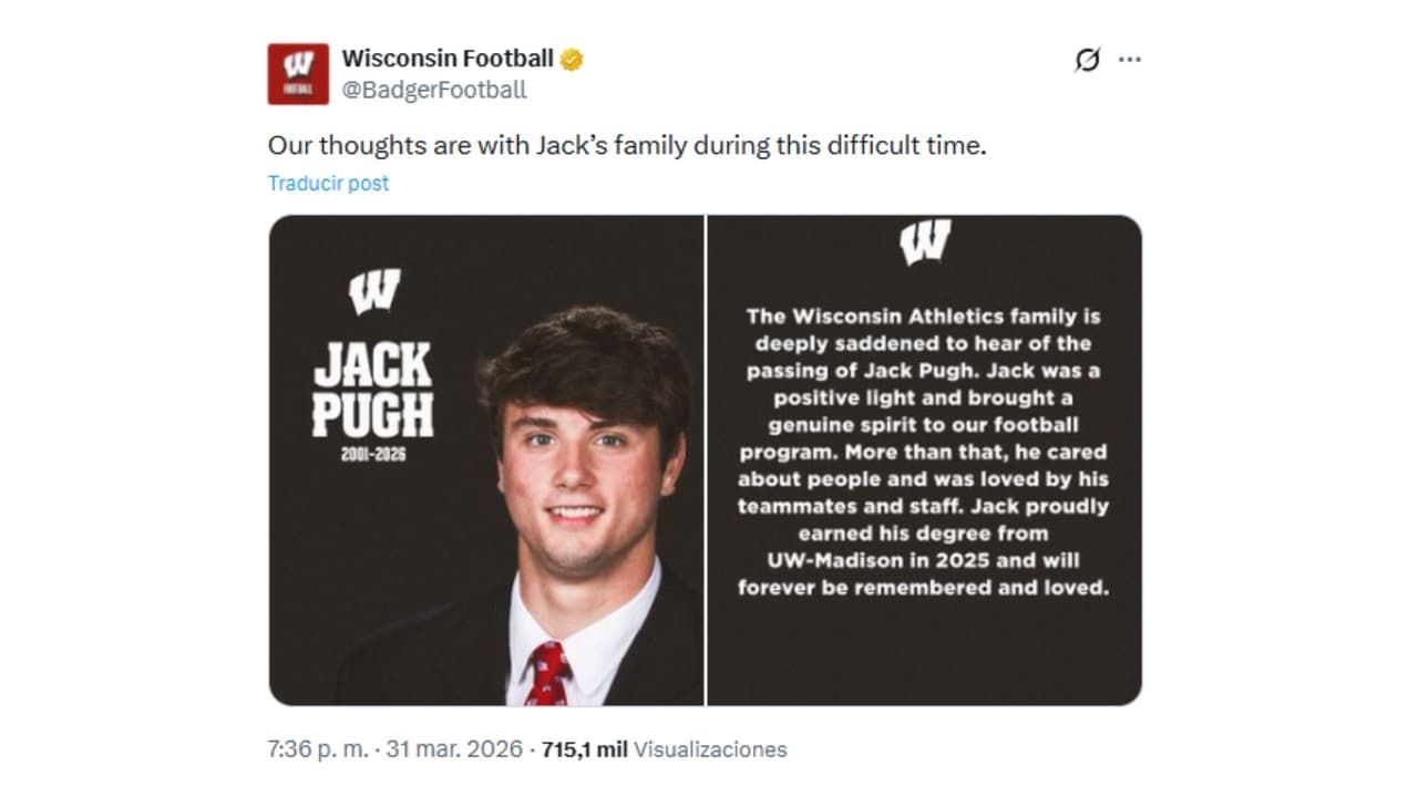 Así se reportó la muerte de Jack Pugh.