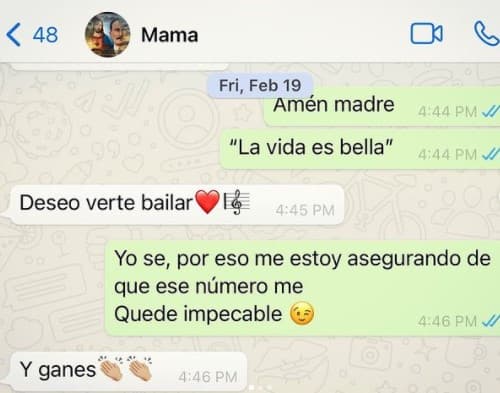 El chef perdió recientemente a su mami, a quien le emocionaba la idea de ver a su hijo en la pista de Mira Quién Baila y que, además, sabía que tenía el potencial para ganar.