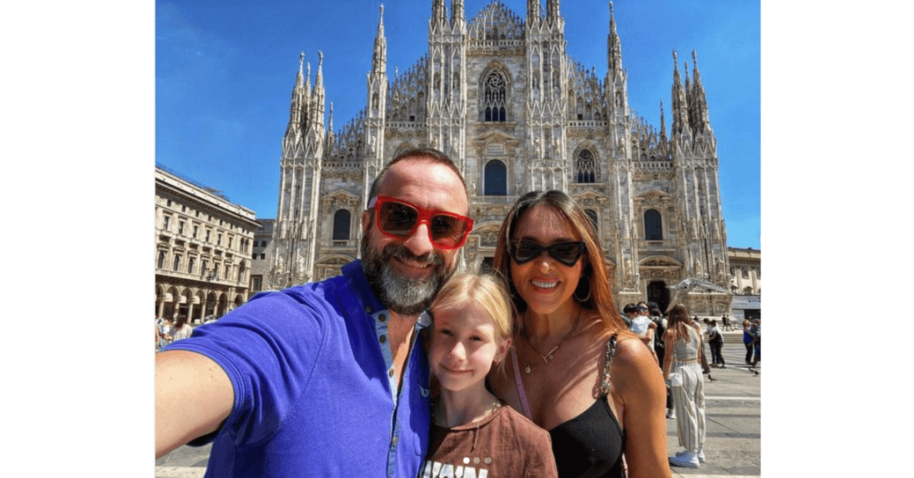 Tanya Charry con su familia