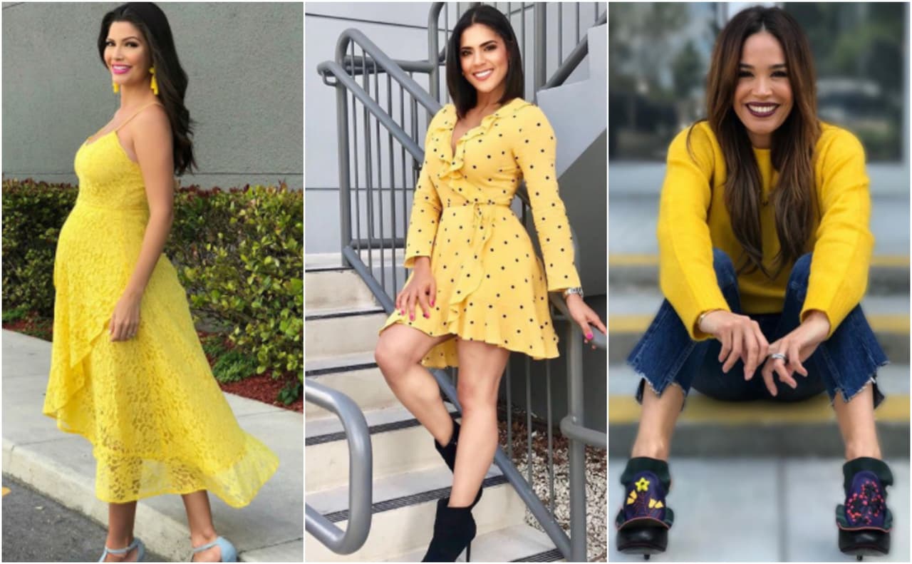 Las conductoras de Despierta América nos muestran cómo lucir a la moda con amarillo