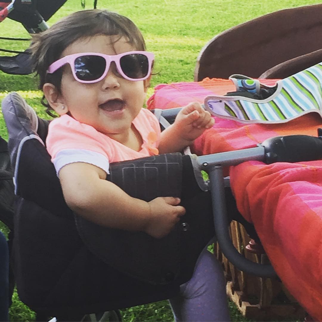 Así se veí la pequeña Carolina en agosto de 2015, a un año y un mes de haber nacido.