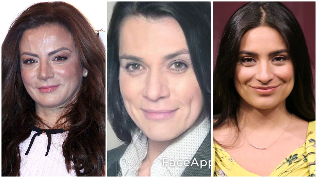 "Es en serio mi amor Jorge Salinas ¿a quién se parece ja ja ja?", pero los fans no tardaron en contestarle y aseguraron que lucía como 
<b>Silvia Navarro </b>(izquierda)
<b> </b>y
<b> Ana Brenda Contreras </b>(derecha). Curiosamente con las dos ha protagonizado telenovelas, 'Mi corazón es tuyo' y 'La que no podía amar', respectivamente.