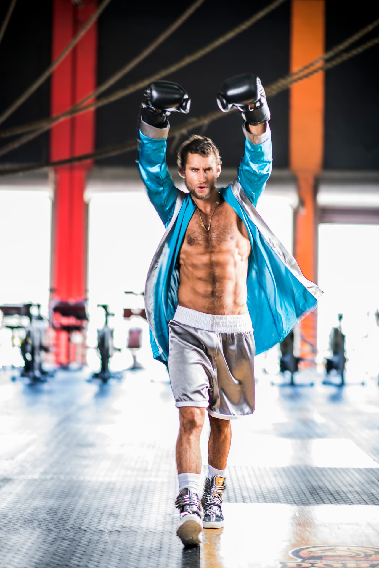 Franco Noriega en exclusiva para Mira Quién Baila. 
<br> Fotógrafo: 
<b>Felipe Cuevas / Univision</b> Locación: 
<b>CrossFit Doral – Miami, FL</b> Vestuario: 
<b>Blanca Elena Martínez</b> MakeUp: 
<b>Rocco Donna Hair & Beauty Art</b>