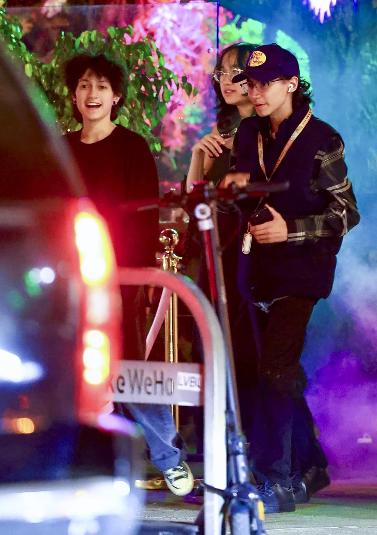 Los hijos de JLo, Emme y Max, la acompañaron en su salida nocturna.