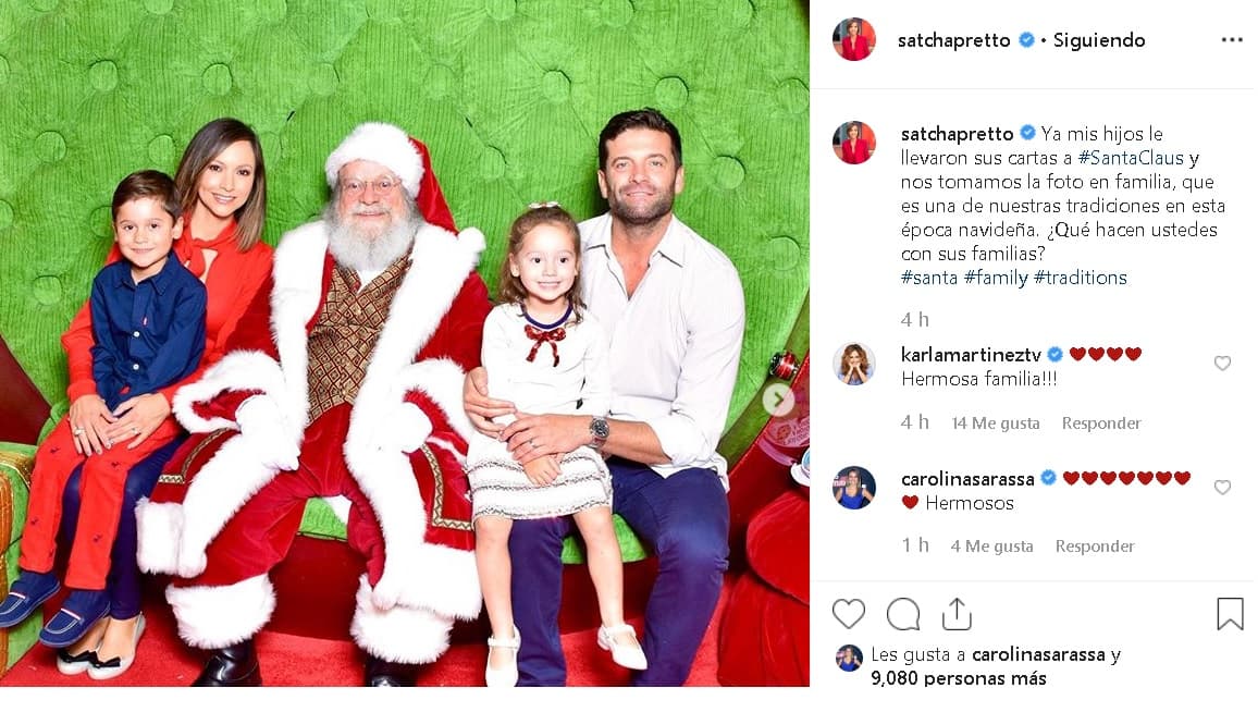 Karla Martínez y Carolina Sarassa no dudaron en comentar la fotografía con 'emojis' de corazones.