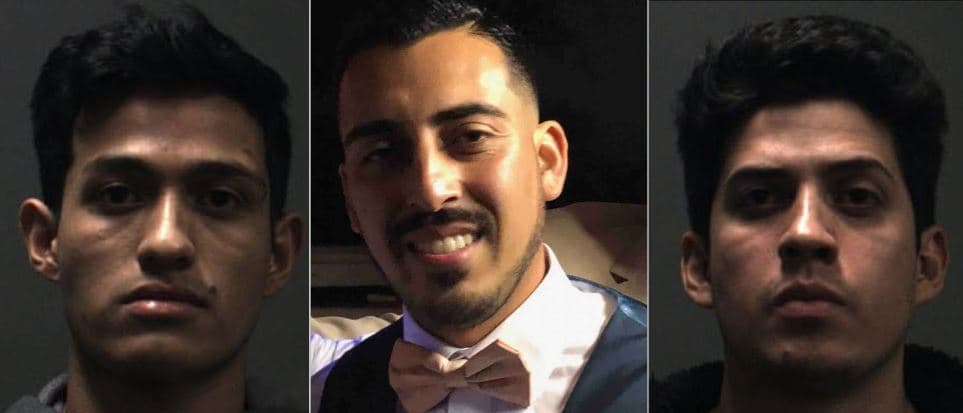 En medio de la celebración, dos sujetos que nadie conocía se integraron a la fiesta sin ser invitados.