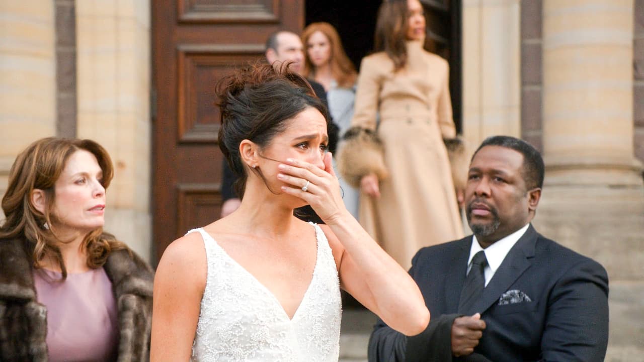 En la temporada final de la serie, que se transmite actualmente en Estados Unidos, el equipo de producción encontró una ingeniosa manera de traerla de vuelta con una broma que refiere a la ahora duquesa de Sussex.