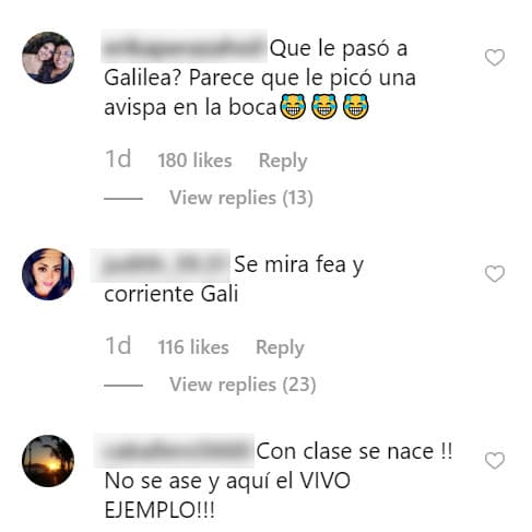 Aunque la mayoría de los comentarios fueron buenos, también hubo quienes criticaron el físico de la conductora del programa Hoy.
<br>