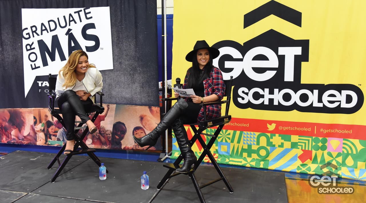 Becky habló de las diferentes formas de alcanzar el sueño americano, poniendo su ejemplo de ser famosa, pero también de alcanzarlo a través de los estudios y llegar a la Universidad.