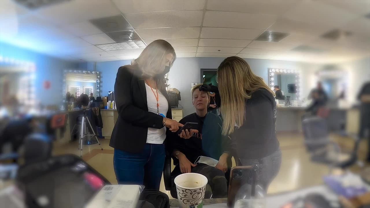 Los rasgos físicos característicos de la cantante italiana estuvieron en el rostro de Chantal Andere. El vestuario fue otro de los elementos que resaltaron los jueces de su caracterización.