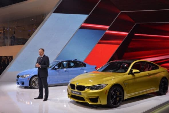 El BMW M4 fue uno de los estrenos más esperados del evento.