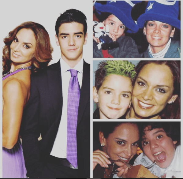 De acuerdo con la ex reina de belleza, su hijo Simón Charaf Jones ha tenido un gusto por el deporte desde pequeño.