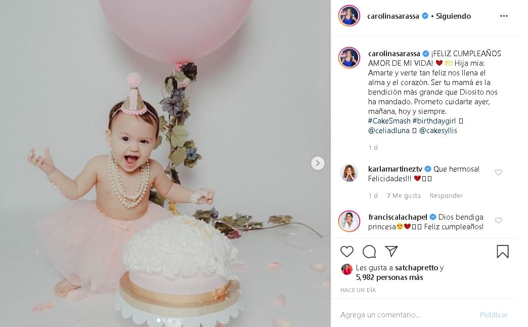 Junto a las imágenes que compartió en Instagram escribió un tierno mensaje para la niña que se robó su corazón, mismo que enterneció a sus seguidores.