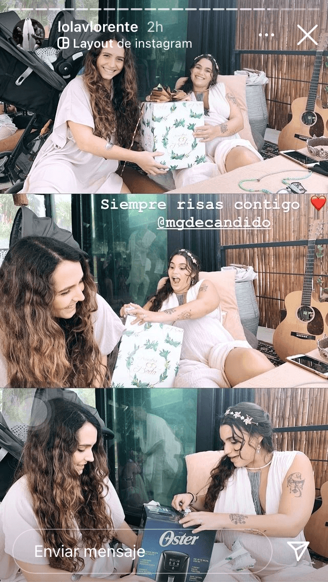 En la boda, la novia recibió regalos como algunos electrodomésticos. 
<br>