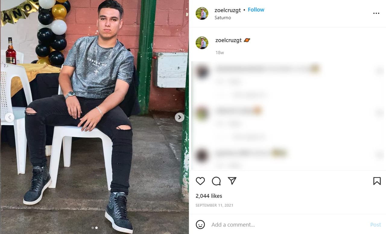 Zoel Cruz, sobrino de Diana Golden.