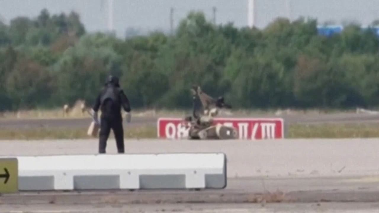 Dron con explosivos cerca de avión ucraniano en Alemania enciende las alarmas