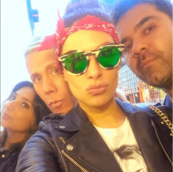 La conductora se la está pasando increíble en Miami.