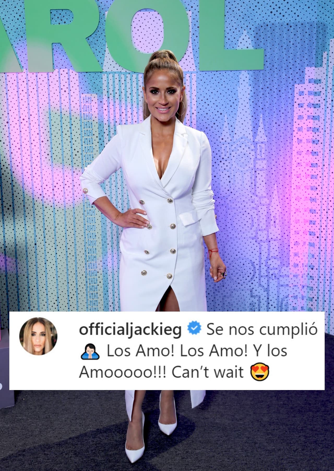 La periodista
<b> Jackie Guerrido</b> celebró que el sueño de Michelle y su esposo Fernando Guajardo esté a punto de convertirse en realidad.