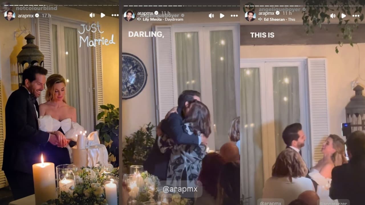 Arap Bethke y Anna Tazzer celebraron su boda.