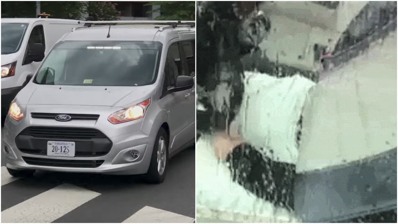 Misteriosa van autónoma era conducida por hombre disfrazado de asiento