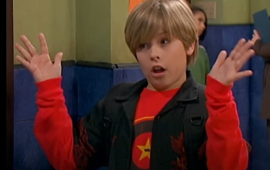 <b>Dylan Sprouse, Zack</b>
<br>El más problemático de los protagonistas de 'Zack y Cody' fue interpretado por Dylan Sprouse. Además de que siempre intentaba conquistar a Maddie, era el más deportista y despreocupado de los gemelos.
