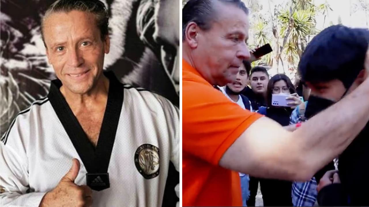 Alfredo Adame da clases de defensa personal y así quedaron los jóvenes que recibieron sus enseñanzas