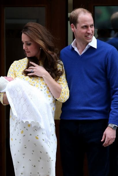 Así presentaron los Duques de Cambridge a la princesa Charlotte.