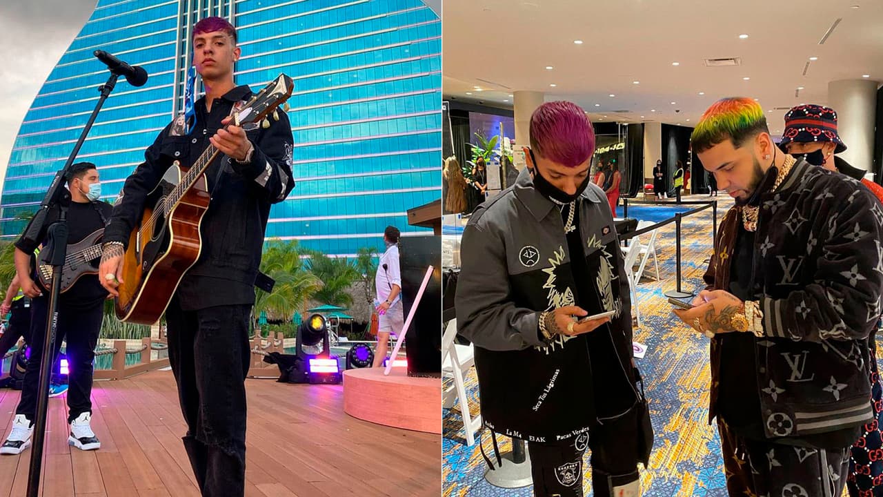 Natanael Cano reveló qué hay detrás de su foto con Anuel AA: ¿se viene nueva música?