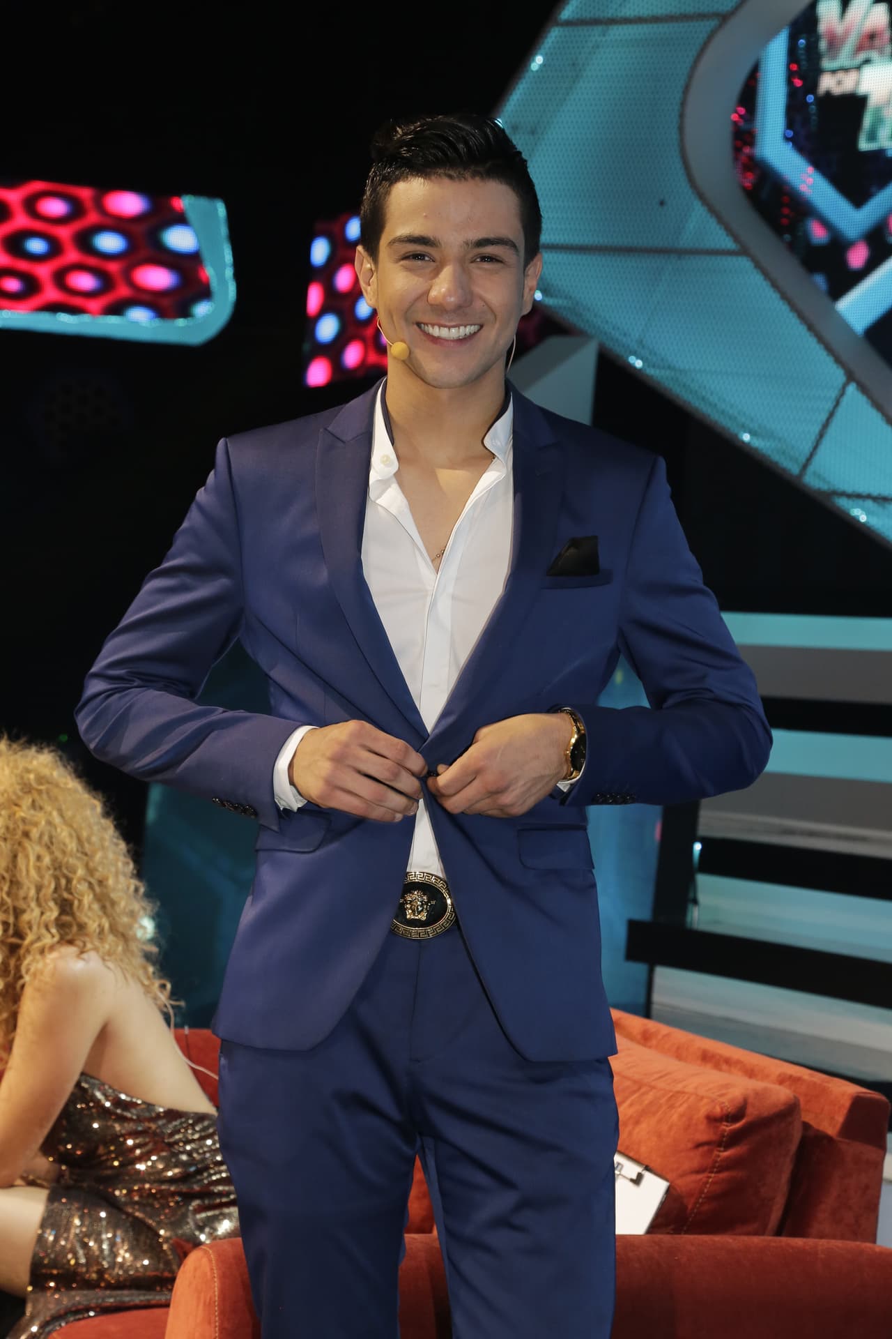 Luis Coronel estuvo presente dando apoyo a los finalistas.