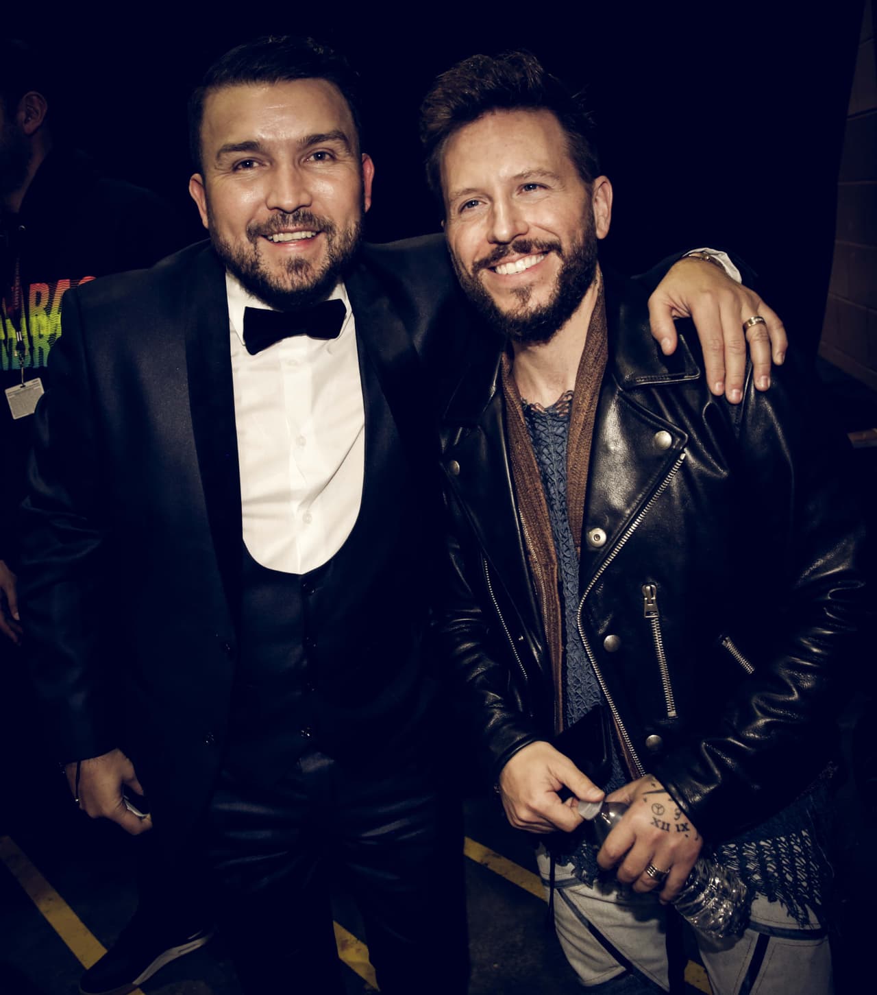 Y Noel también se sacó fotos con Poncho Lizárraga.