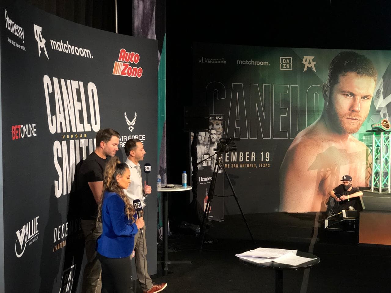 Las postales de la última conferencia previa al Canelo vs Smith | Luego de trece meses de inactividad, el mexicano tendrá una complicada prueba en las 168 libras.