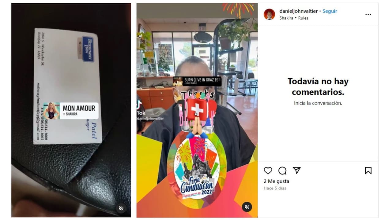 Daniel John Valtier habría revelado con esta publicación que se encontraba en Miami.