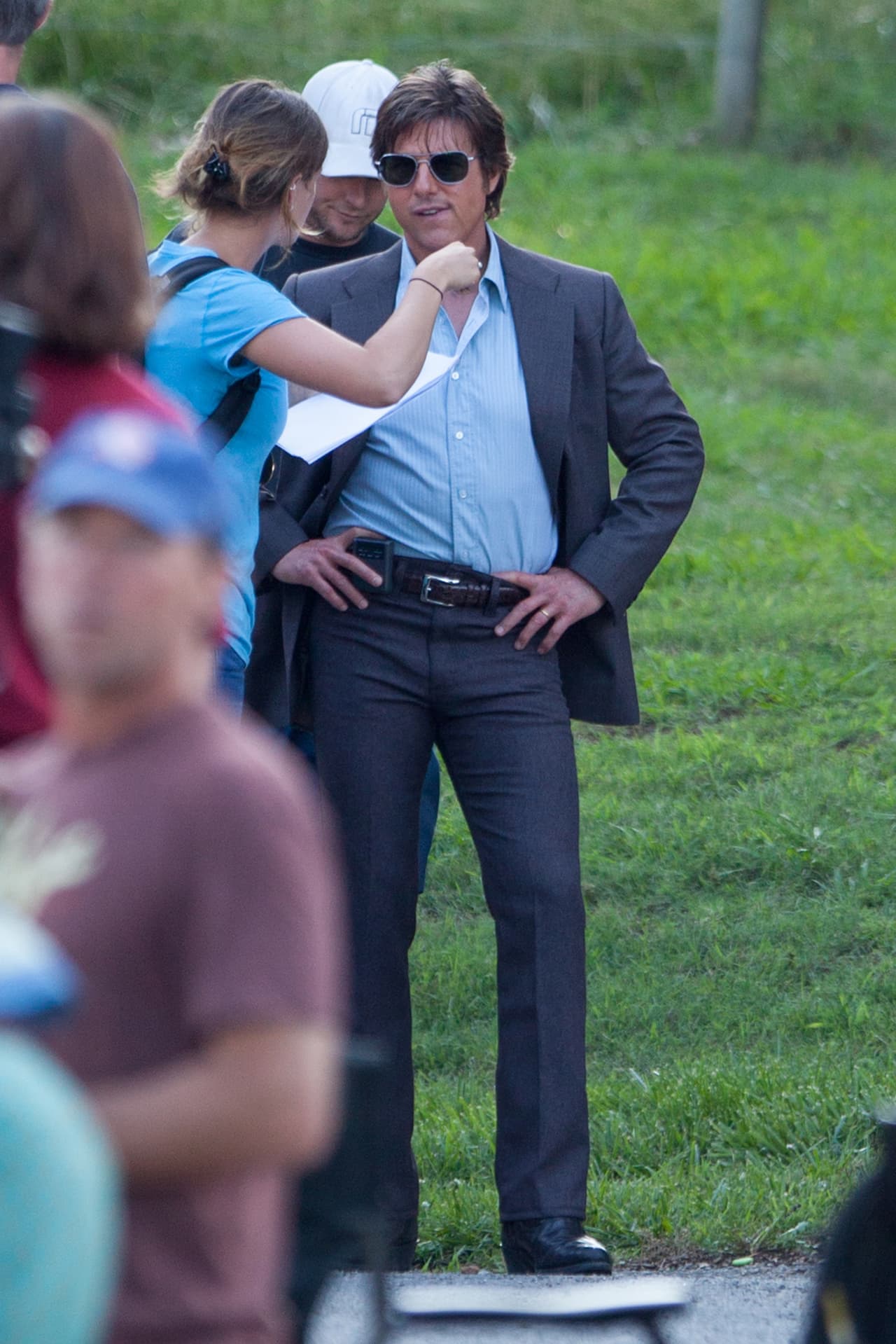 A Emily se le vio muy atentita del actor.