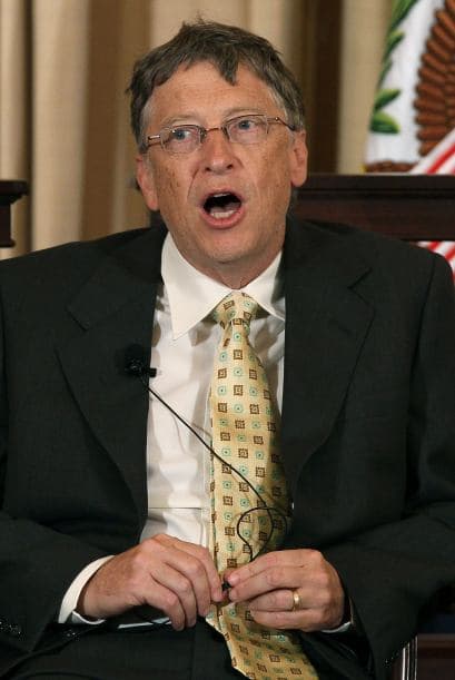 5. BILL GATES- Tras ocupar la décima posición en 2010, Gates escaló lugaresen este año gracias a su trabajo al frente de la fundación que lleva su nombre y el de su esposa Melinda.