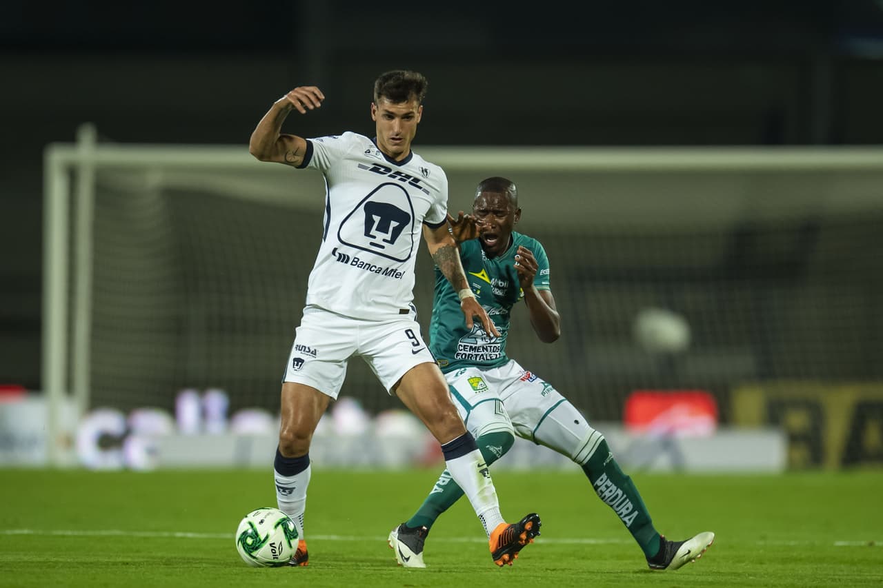 Con anotaciones de Carlos González y Emanuel Gigliotti, Pumas y León arrancan la final del Guard1anes 2020 con empate en Ciudad Univeristaria.