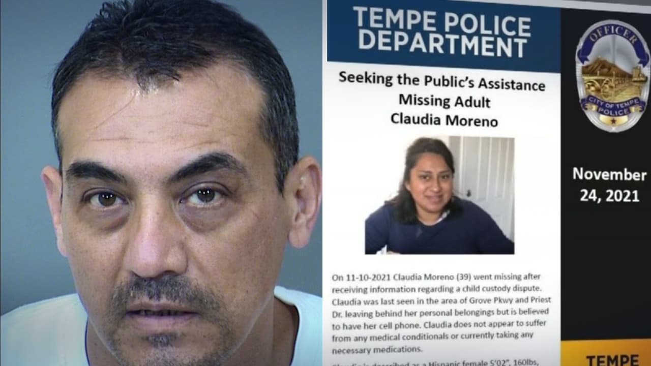 Acusan a hombre de Tempe de colocar los restos de su mujer en un clóset y tirarla al desierto