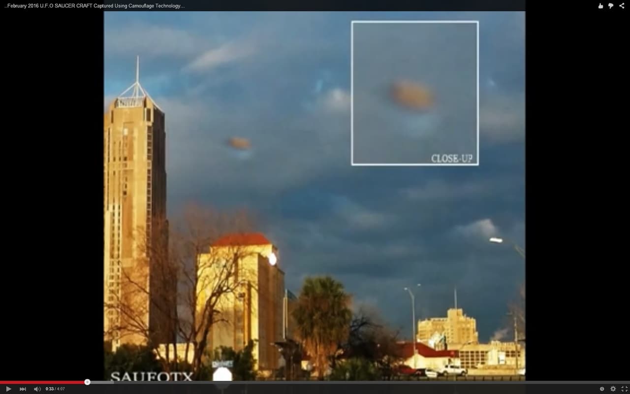 Reportan avistamiento de UFO sobre San Antonio