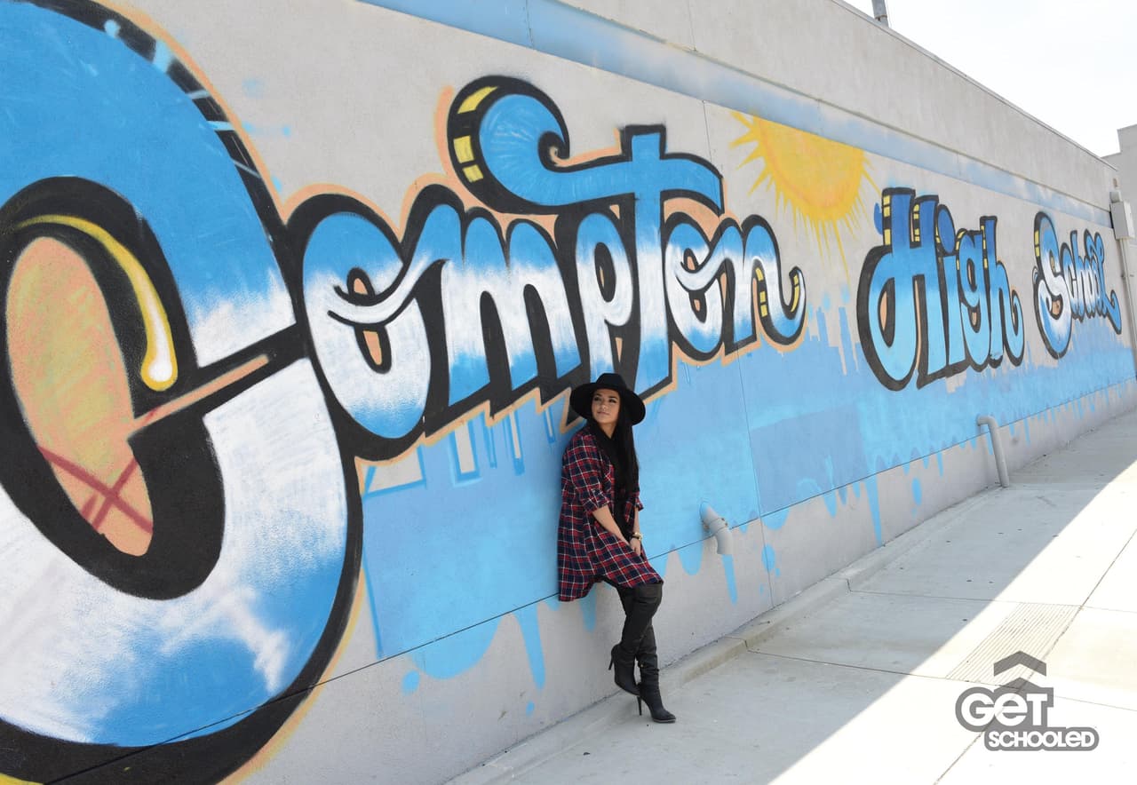 Compton Hig School es una escuela ubicada en una de las áreas peligrosas de Los Ángeles.