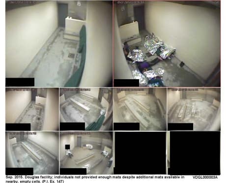 Celdas de la Patrulla Fronteriza donde son detenidos los inmigrantes que cruzan la frontera