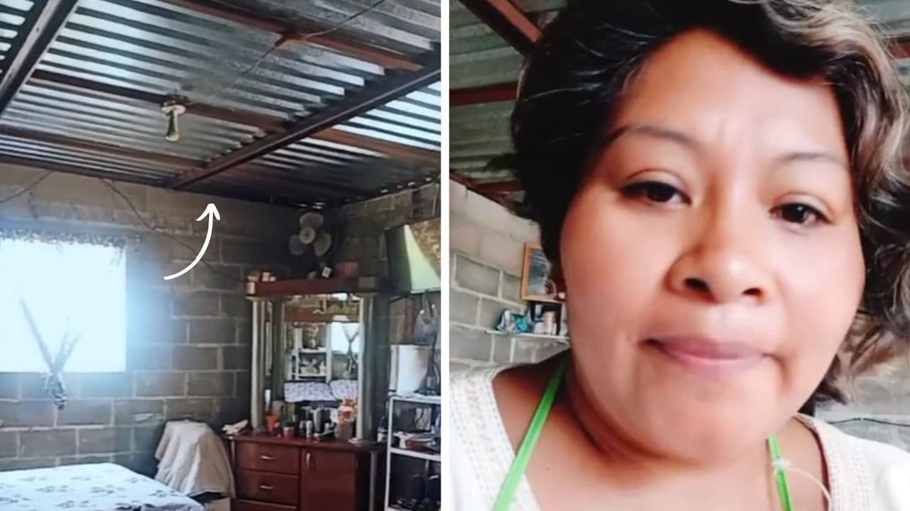 "Todo es de laminita, pero es mía": Mujer presume su casa "humilde" y se hace viral en TikTok