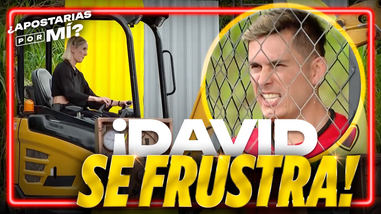 ¡Por segundos! Gigi no logra controlar la excavadora y fracasa en el desafío