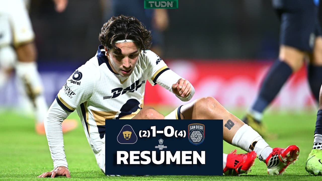 ¡Pumas se despide de la Concacaf! ¡Pumas eliminado en casa por el San Diego FC!
